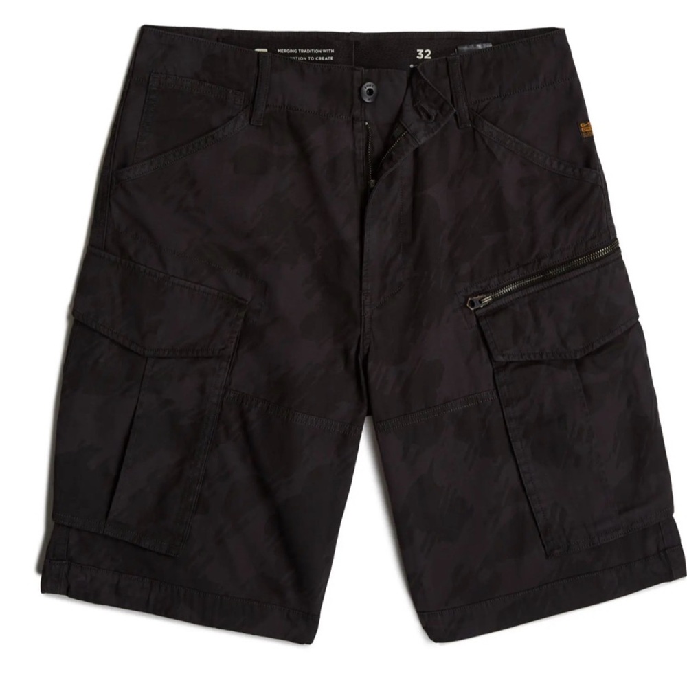 G-Star RAW Men’s Dark Camo Utility Cargo shorts